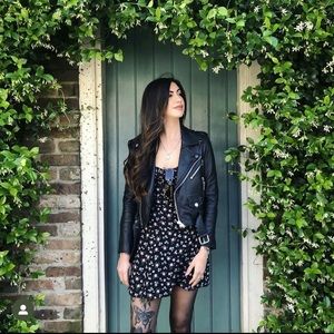 Deadwood Joan Crop Leather Moto jacket